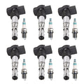 Set of 6 Ignition Coils & Spark Plugs for Audi A6 Quattro (2005–2011)