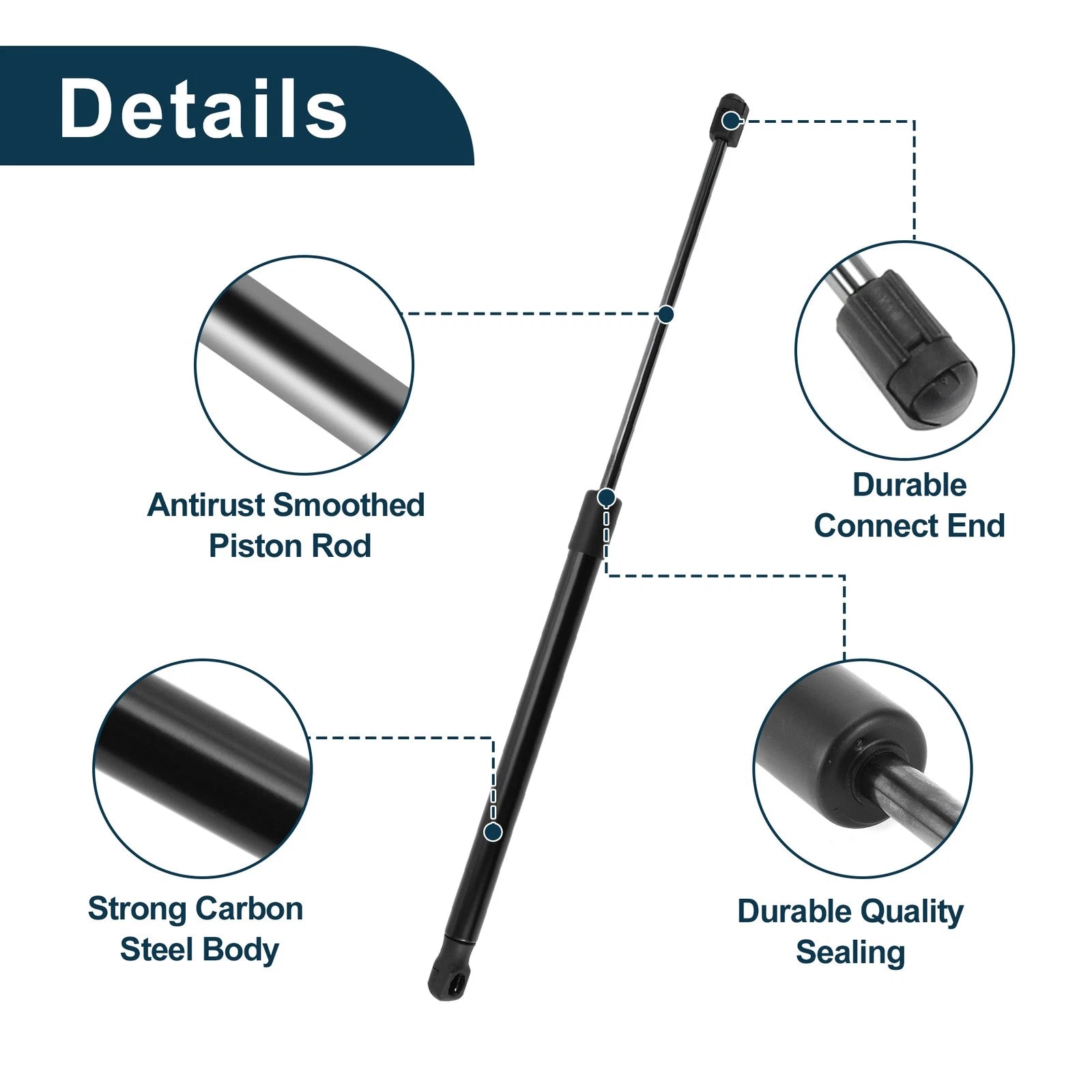 Front Hood Lift Supports Struts for Ford Taurus (2000–2007) No. 8G1Z16C826AB/8G1Z16C826B