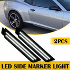 LED Reflector Lights for Chevy Camaro (2010–2015) Black Lens Rear Side Marker