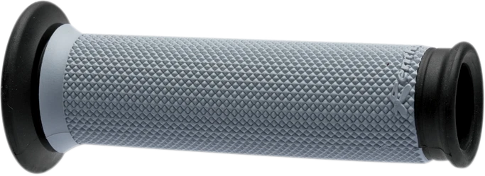 Renthal Dual-Compound Grips for Street Motorcycles (1-1/4", Gray, G176)