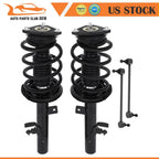 Front Struts Assembly Set for 2013 Ford Escape w/ Coil Spring & Sway Bar Links
