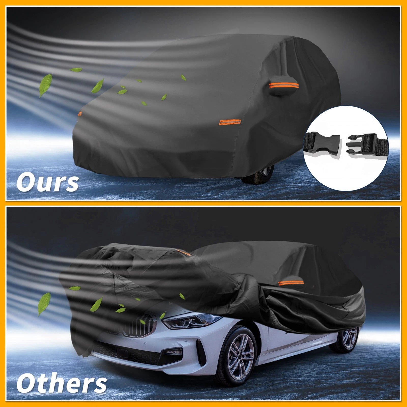 Car Cover Waterproof All Weather for BMW 1 Series Hatchback (2012–2019)