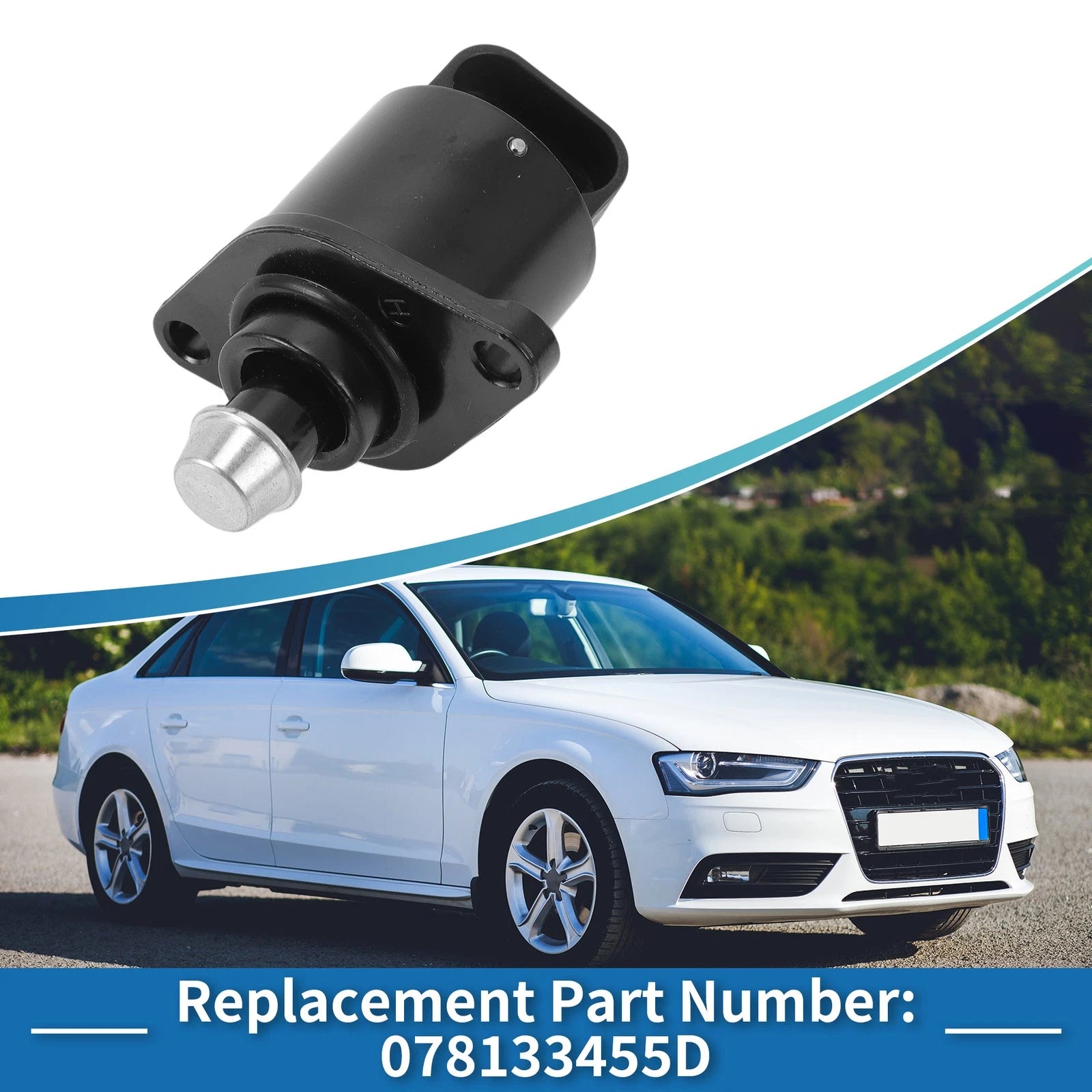 Idle Air Control Valve for Audi A4 (1995–2000) No. 078133455D