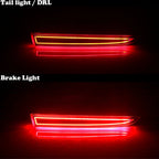 LED Smoked Rear Bumper Reflectors for Cadillac ATS (2013–2017) & XT5 (2017–2018)