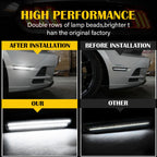 2X LED Front Bumper Side Marker Lights for Ford Mustang (2010â2014)