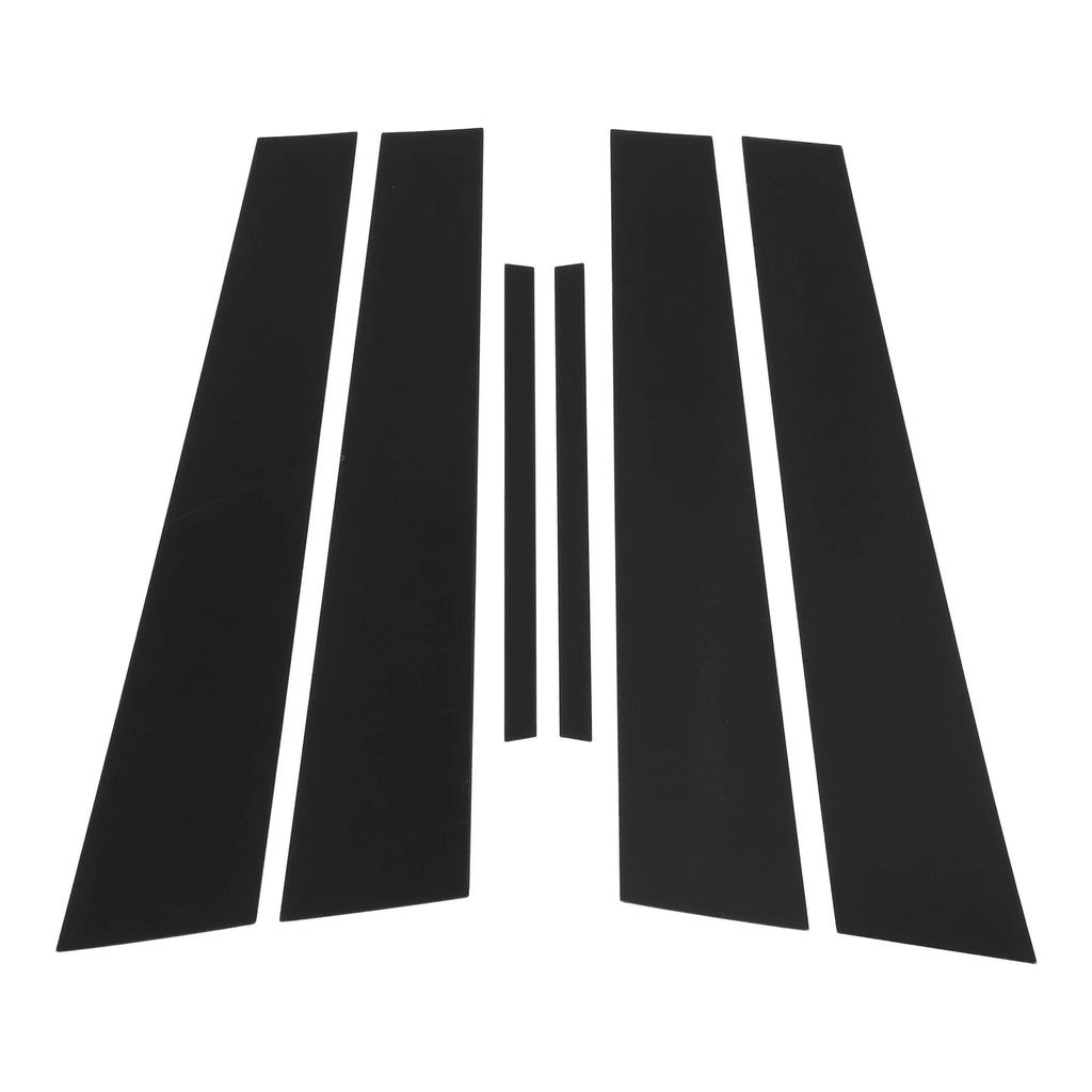 6 Pcs Pillar Window Trim for Dodge Charger (2011–2021) Black
