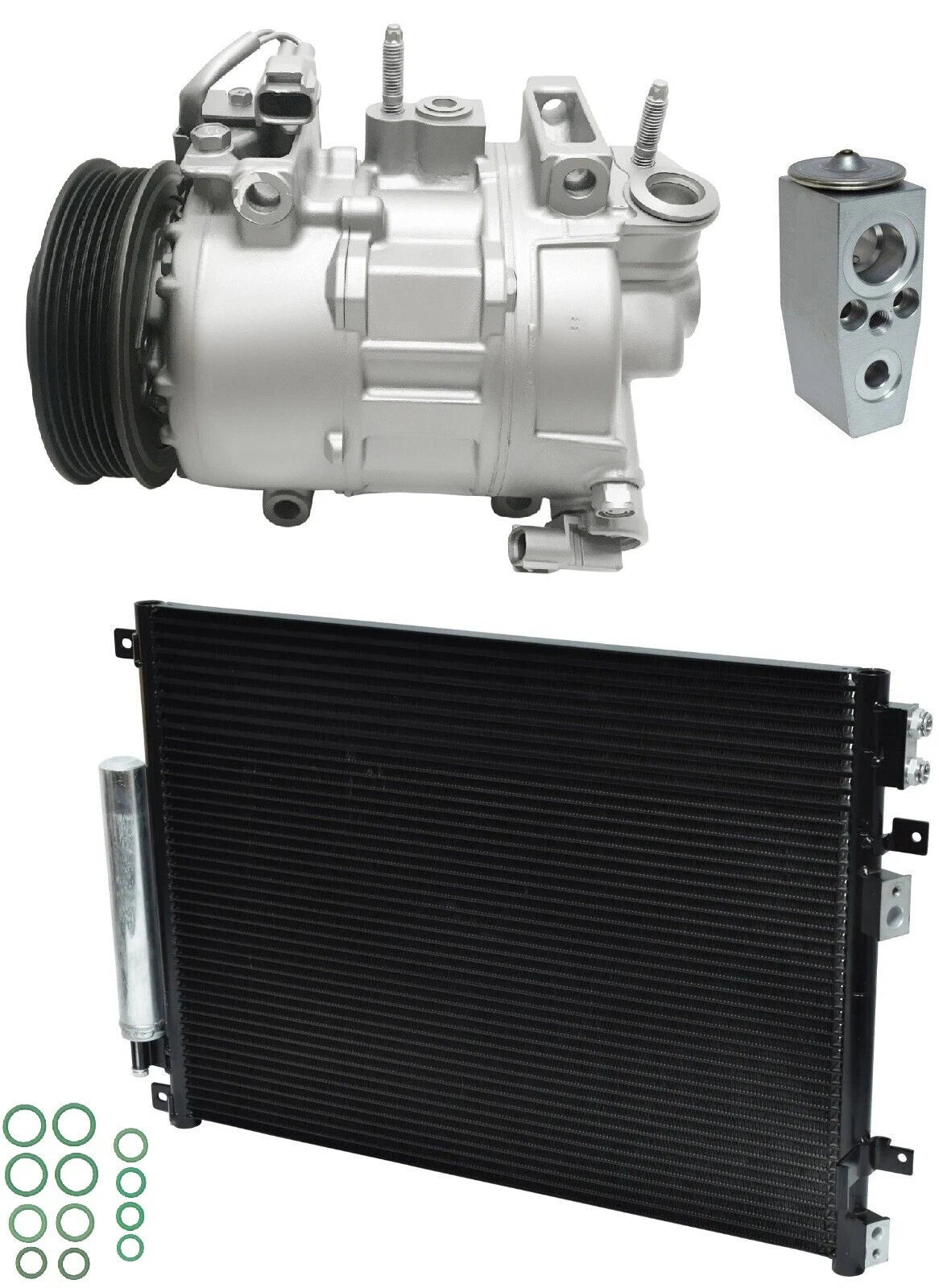 AC Compressor Kit With Condenser for Dodge Challenger 3.6L (2019-2019)