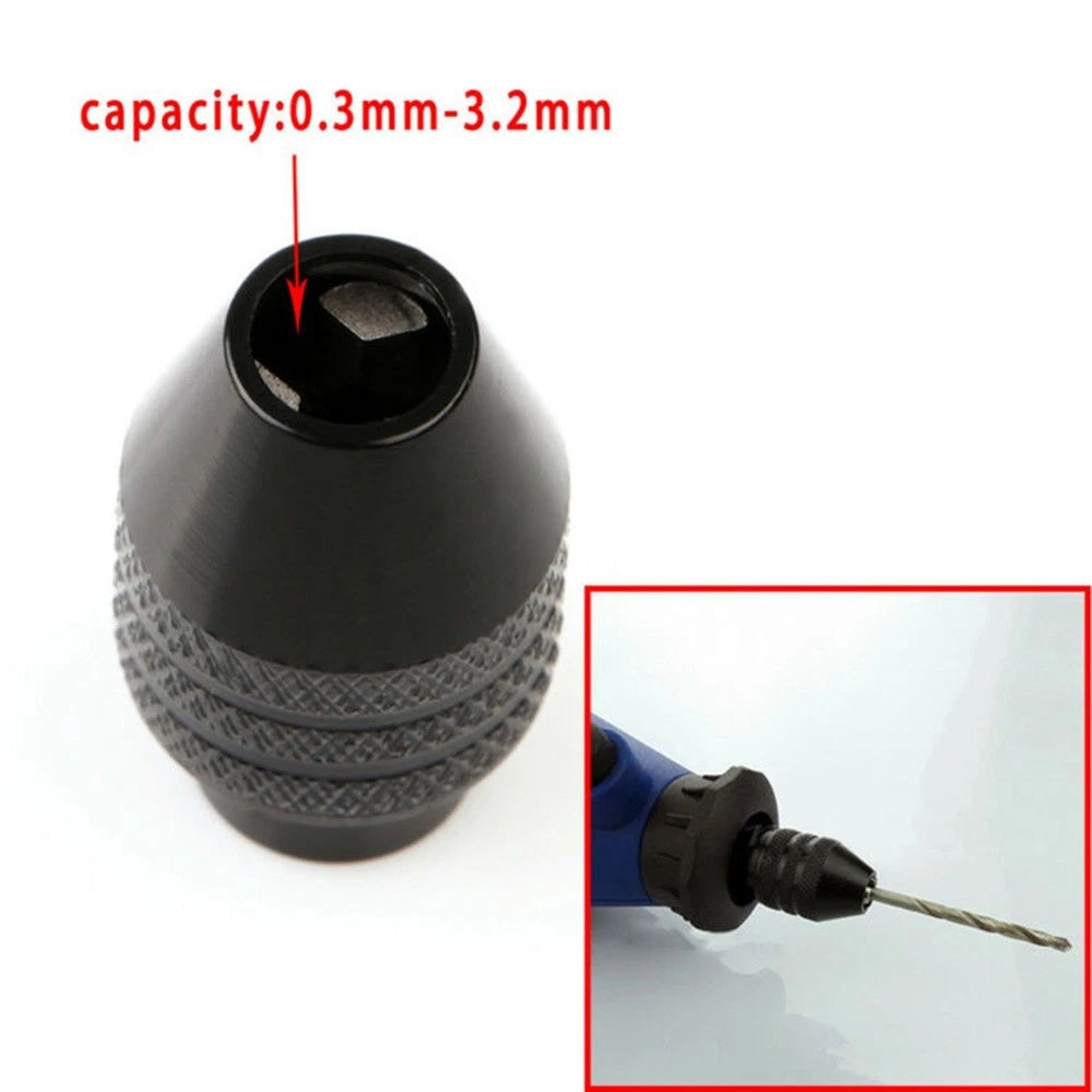 Alloy Keyless Chuck for Rotary Tool M8 x 0.75mm (Compatible with )