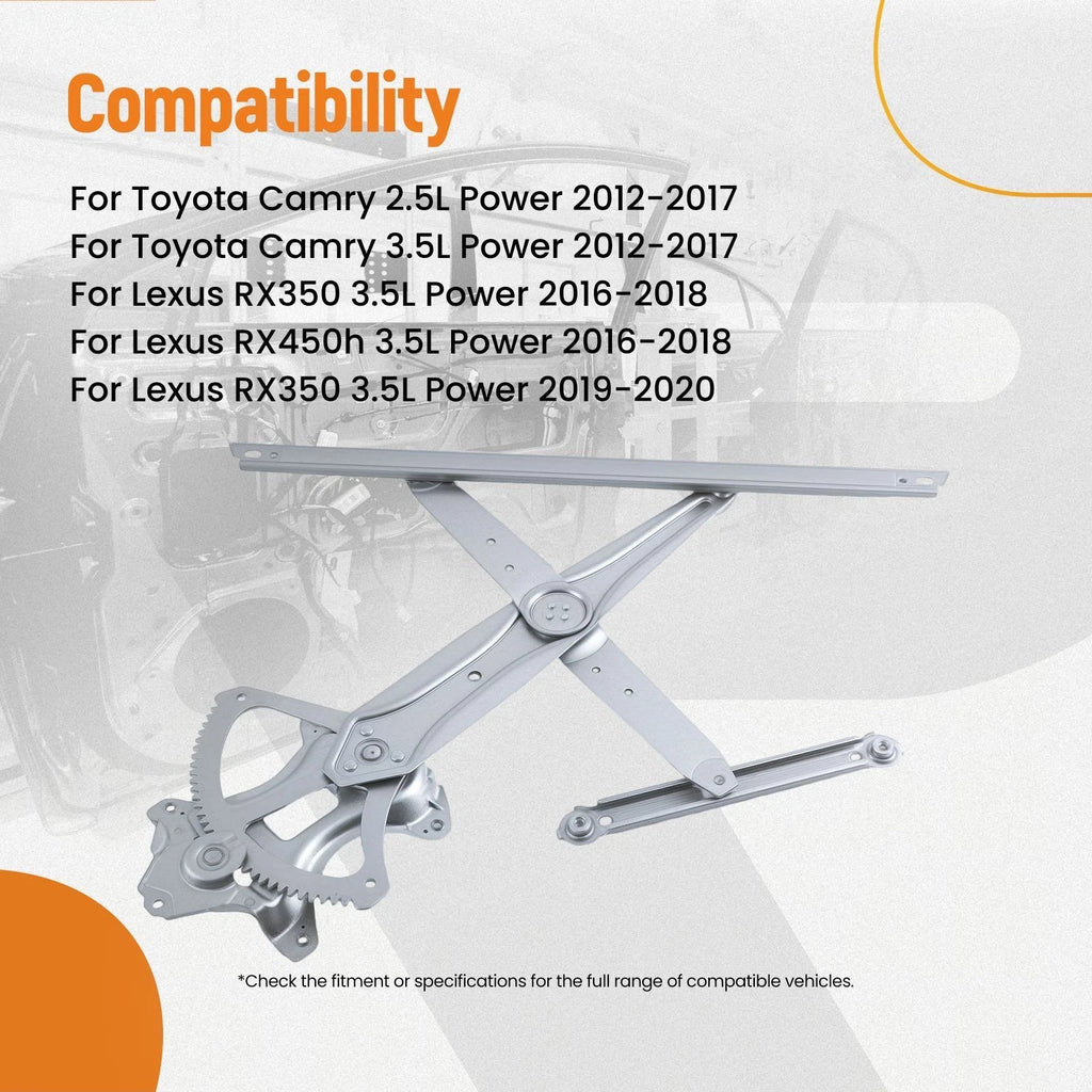 Power Window Lifter Front Left for Toyota Camry (2012–2017)