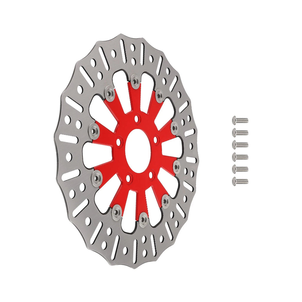 Front Brake Rotor for Harley-Davidson Softail (2015–2024) & Sportster (2014–2024) Red 299mm