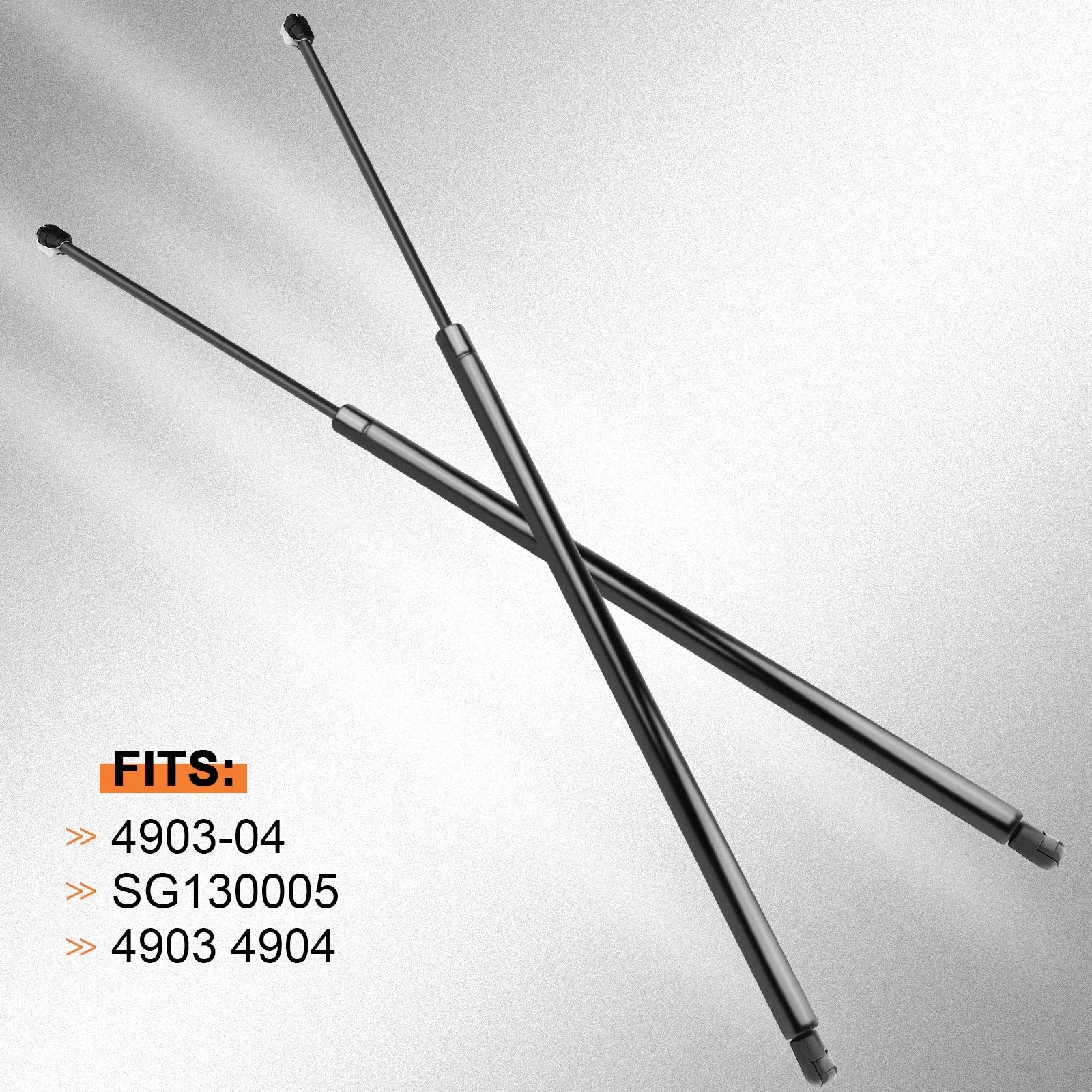 2X Hatchback Window Lift Support Struts for Chevrolet Corvette (1984-1996)