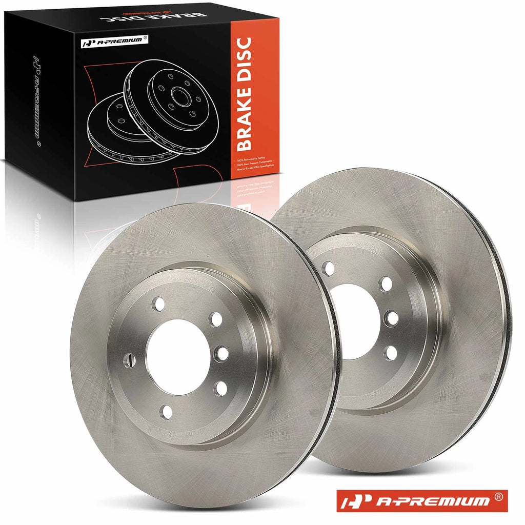 2Pcs Front Disc Brake Rotors for BMW 330Ci 330xi 330i (2001–2006)