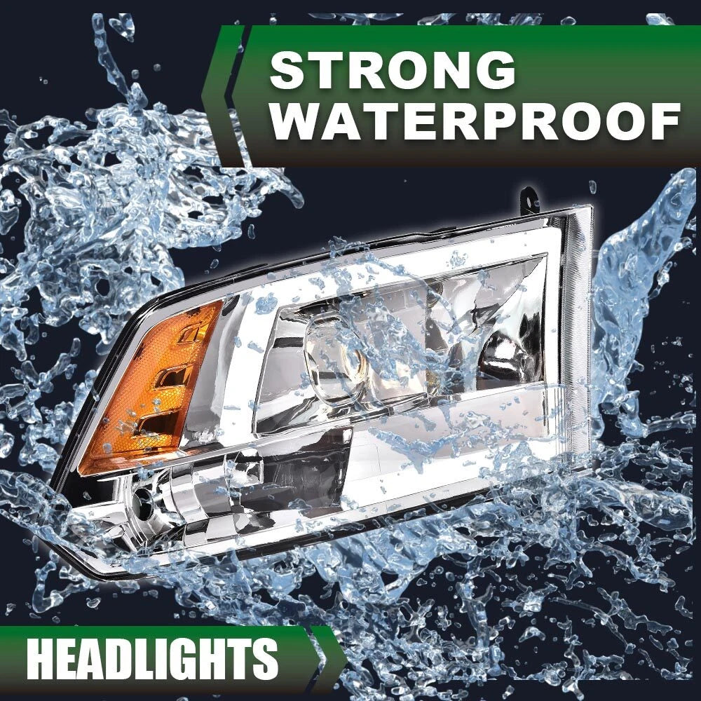 LED Projector Headlights for Dodge Ram 1500 2500 3500 (2009–2018)
