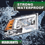 LED Projector Headlights for Dodge Ram 1500 2500 3500 (2009–2018)
