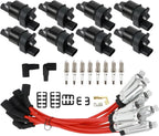8 Pack Ignition Coil Kits UF414 for Chevy Silverado 1500 (2008–2016) V8 5.3L D514A