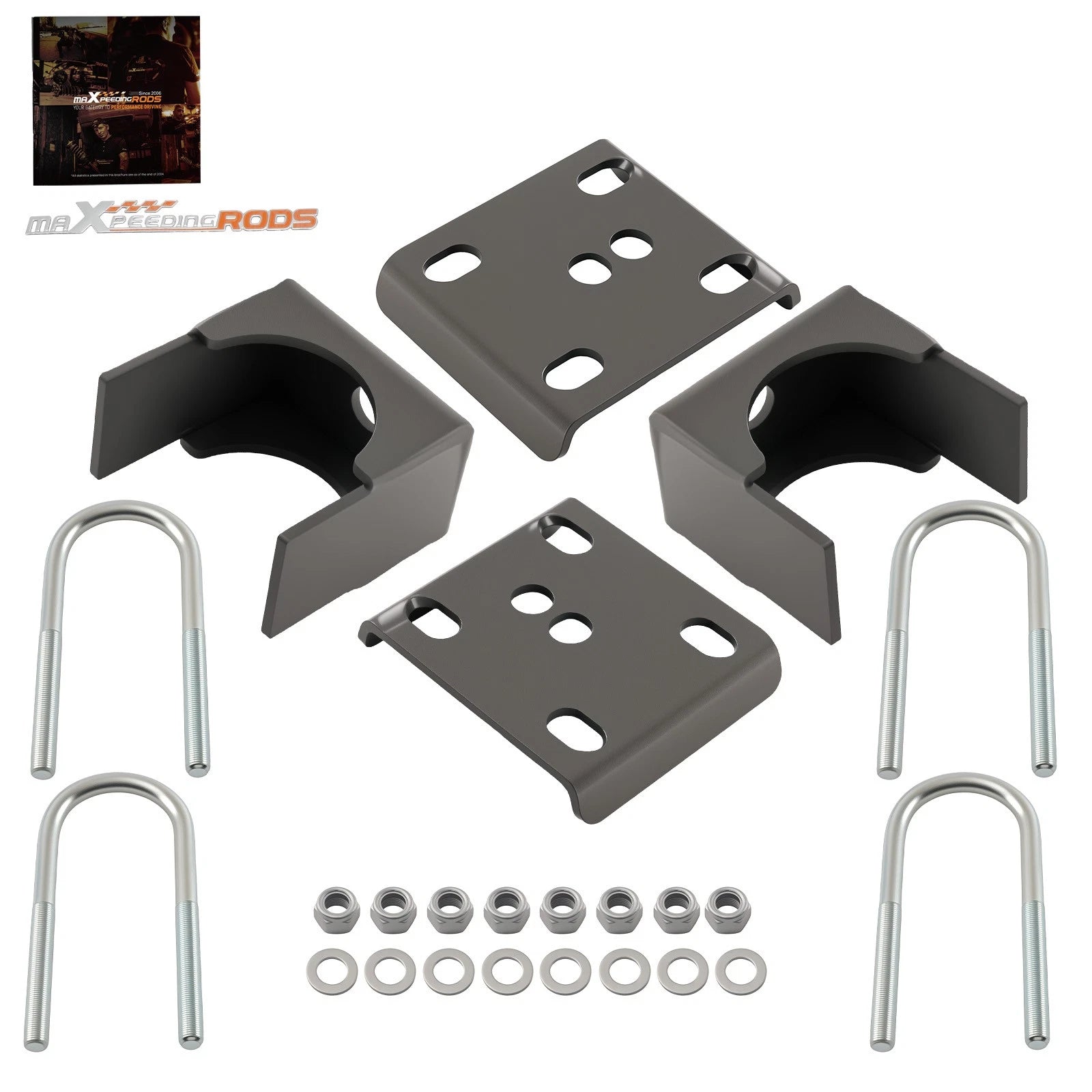 6" Axle Drop Mount for Ford F100 F150 2WD (1965–1981) Rear Steel Flip Kit