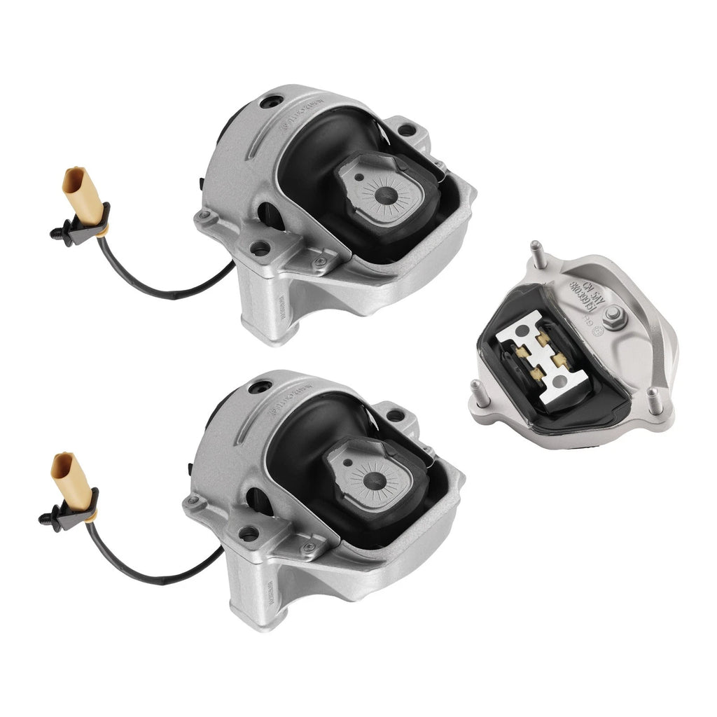3PC Motor & Trans Mounts Set for Audi A4 Quattro (2009–2016)