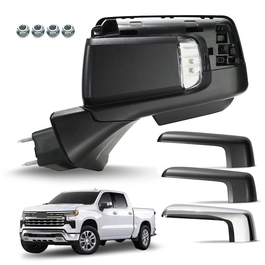 Side Mirror with Camera and BSD for Chevy Silverado 1500 (2019–2024)