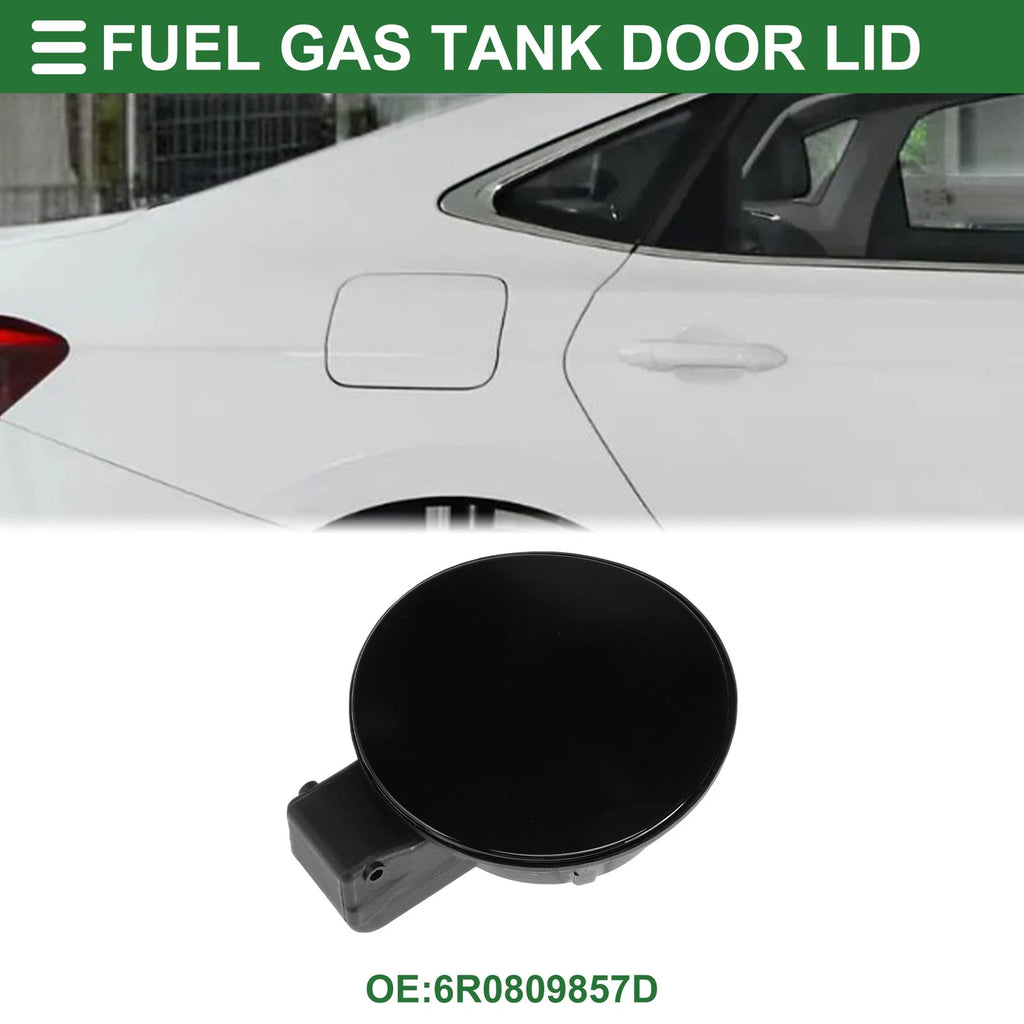 Fuel Tank Door Cap for Volkswagen Polo (2011–2018) - Fuel Filler Flap Cover Black