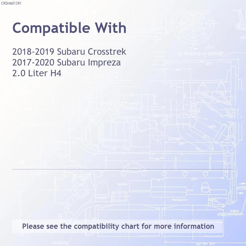 Replacement A/C Condenser Repair Part for 2018–2019 Subaru Crosstrek
