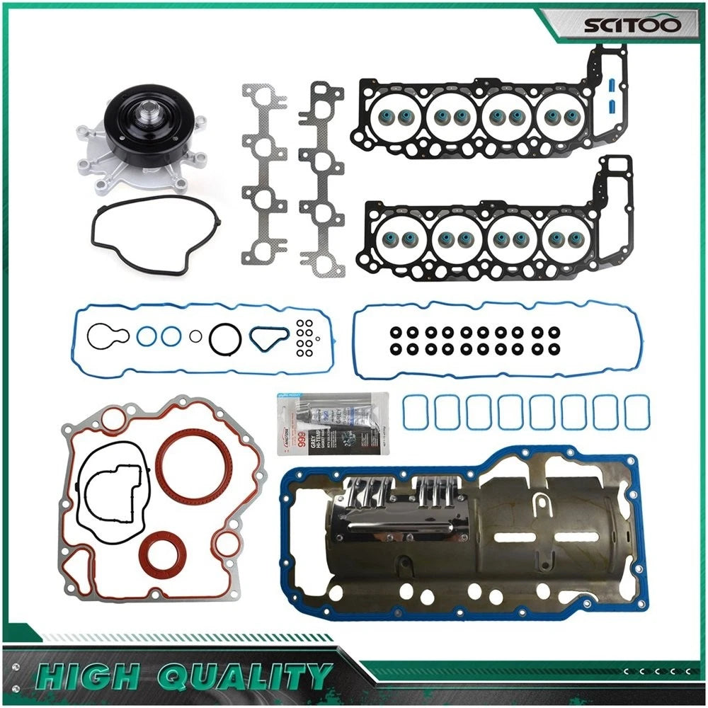 Water Pump Head Gasket Set for Dodge Dakota Chrysler Aspen (2004–2007)