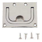 Flush Mount Lifting Handle Ring Pull for Boat (Marine Grade Stainless Steel)