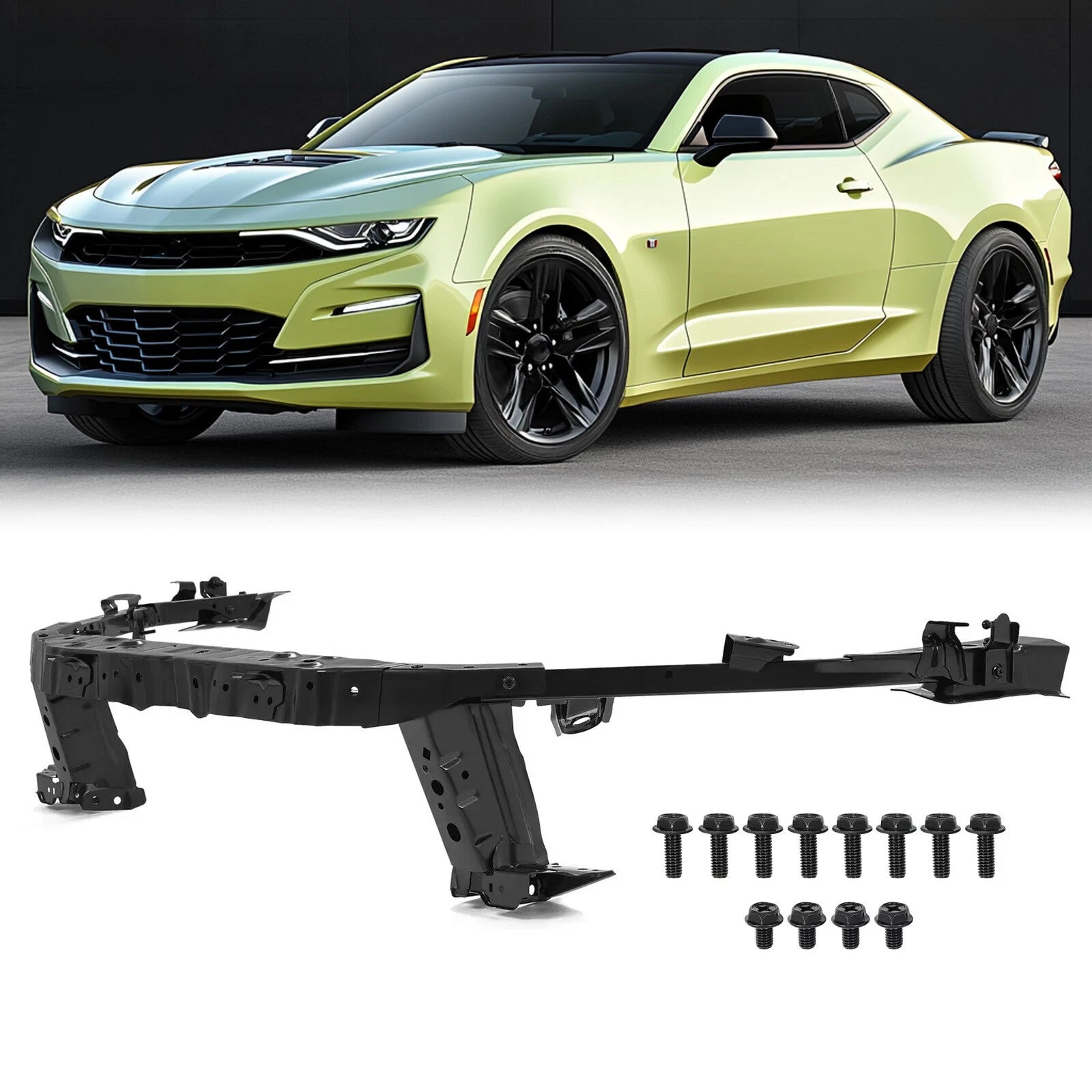 Front Core Upper Radiator Support Tie Bar Steel for Chevy Camaro SS (2016–2024)