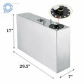 17 Gallon Aluminum Slim Race Drift Fuel Cell Gas Tank with Level Sender