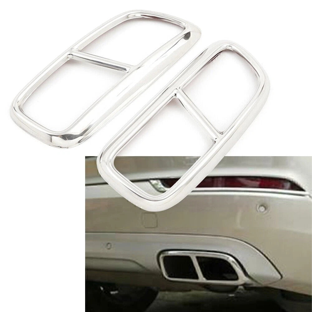 Chrome Rear Outer Exhaust Muffler Tail Pipe Cover Trim for Volvo XC90 (2015–2019)