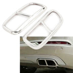 Chrome Rear Outer Exhaust Muffler Tail Pipe Cover Trim for Volvo XC90 (2015–2019)