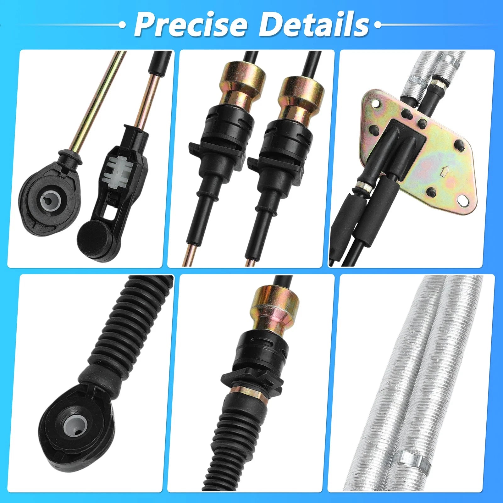 Manual Transmission Gear Shifter Cable for Mazda 6 S/i (2003–2008) No.GK2C46500L