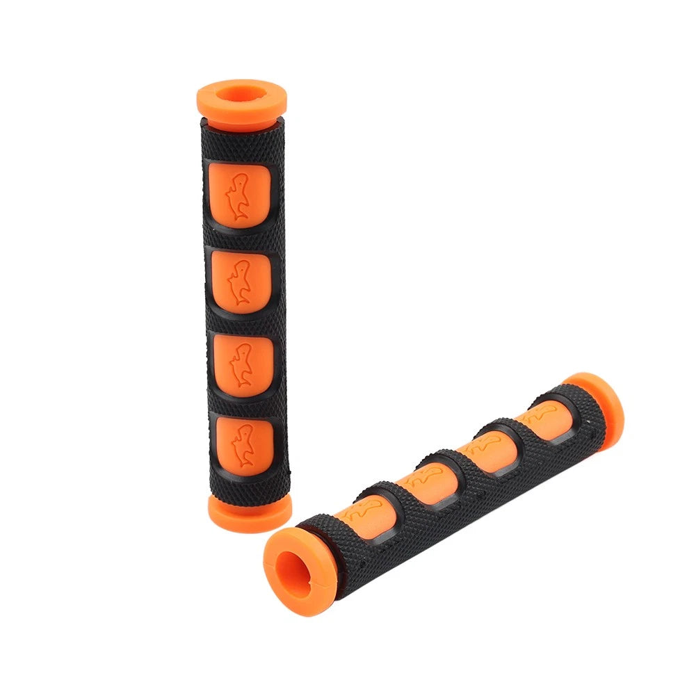 2X Rubber Brake Clutch Handle Bar Grips Lever Sleeve Cover - Orange