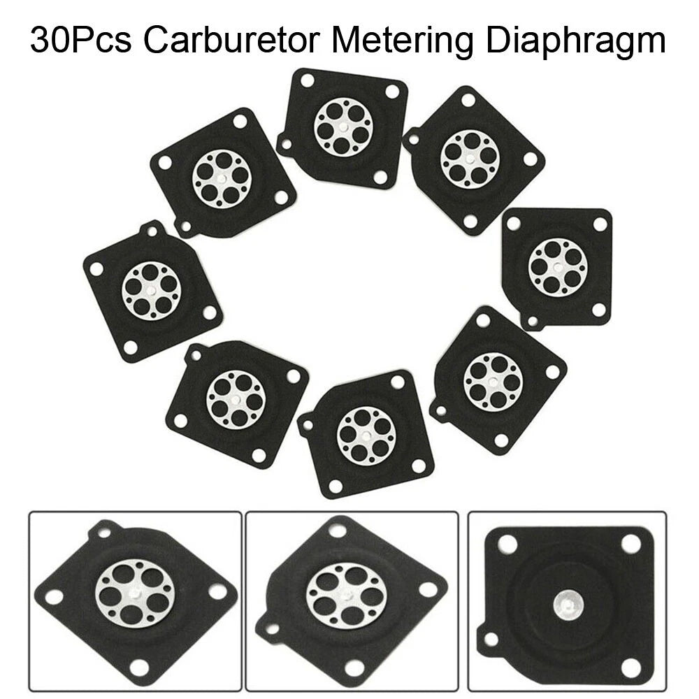 30pcs Carburetor Metering Diaphragm for ZAMA C1U (Repair A015010)