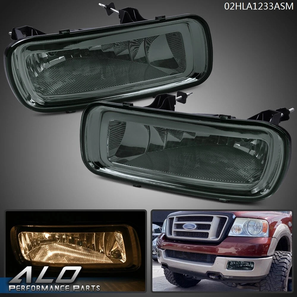 2X Smoke Lens Fog Lights for Ford F-150 (2004–2006)