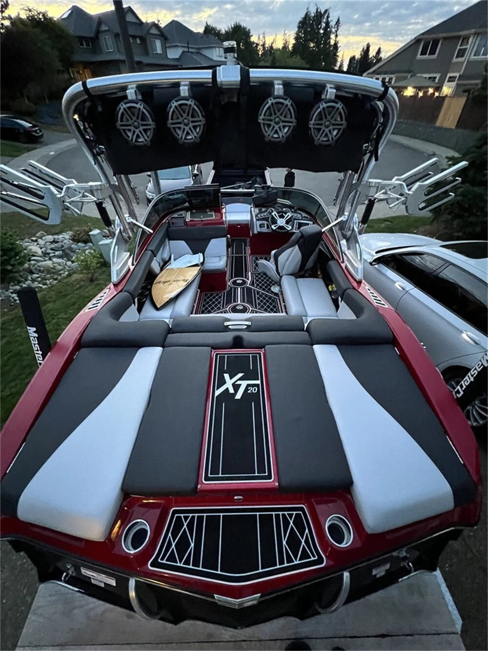 EVA Foam Cockpit Pad for Mastercraft XT20 (2018) - Faux Teak Deck Mat