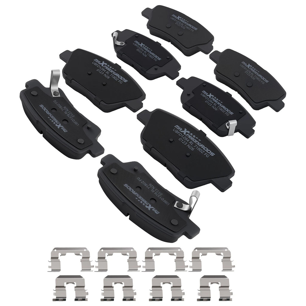 8pcs Ceramic Brake Pads Kit for Hyundai Sonata Kia Optima (2011–2015)