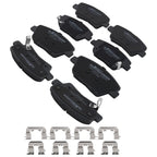 8pcs Ceramic Brake Pads Kit for Hyundai Sonata Kia Optima (2011–2015)