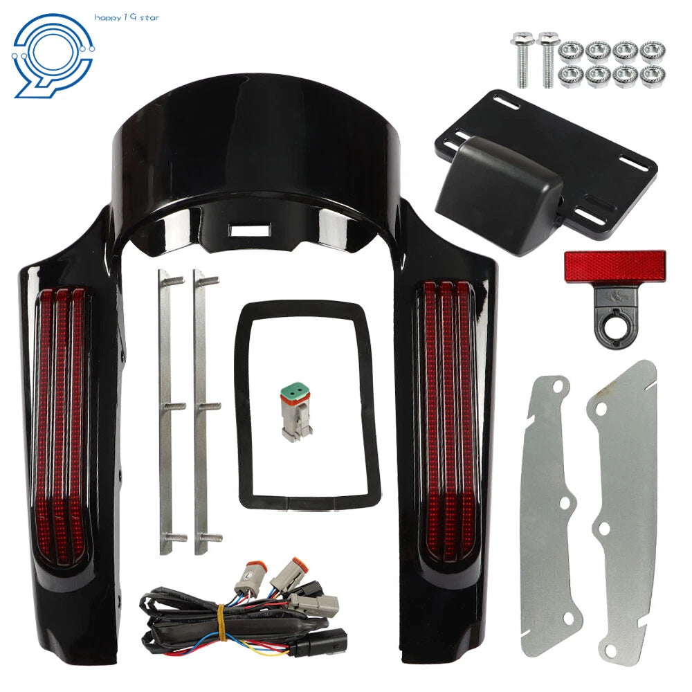 LED Rear Fender Fascia Light for Harley Touring Street Glide Road King (2014–2022)