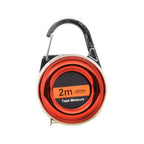 2M Keychain Tape Measure Steel Ruler Retractable