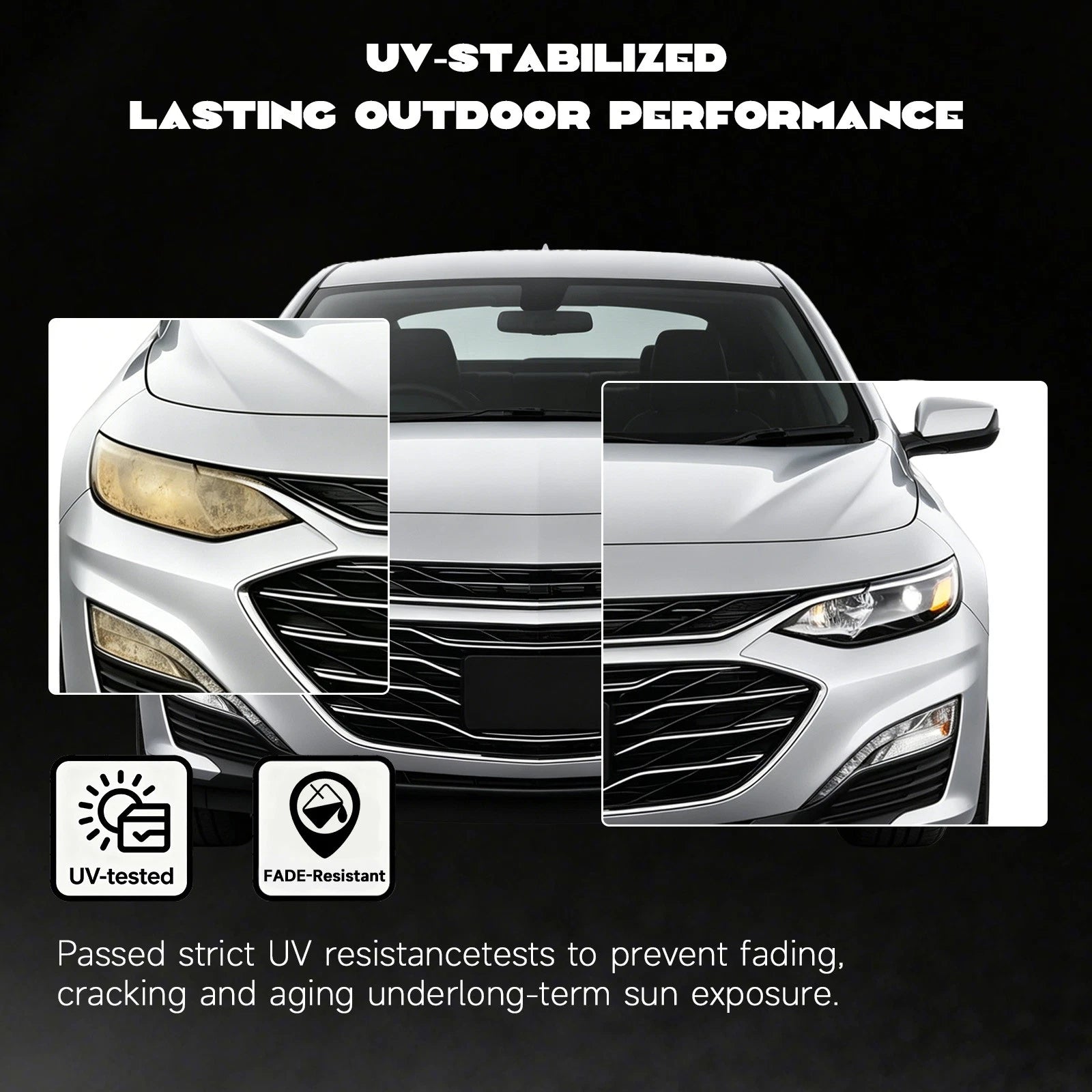 Halogen Headlight Assembly for Chevrolet Malibu (2019–2025) Right Side with Bulbs