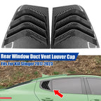 Rear Window Quarter Glass Vent Louver Cover for KIA Stinger (2017–2023)
