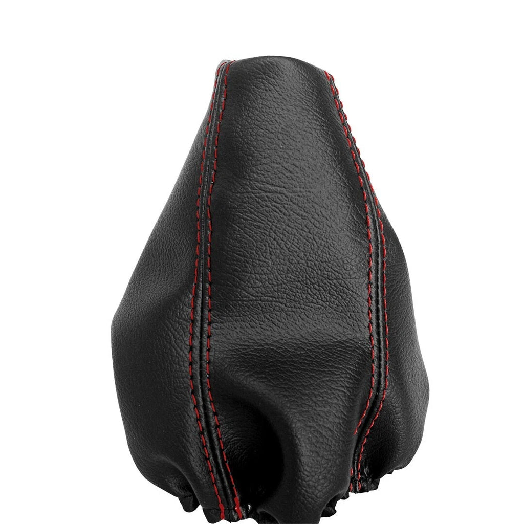 Manual Shift Boot Cover for Dodge Neon (2000–2005) Red Stitch PVC Leather