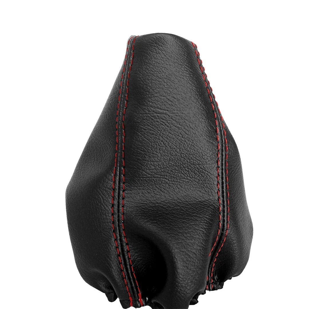 Manual Shift Boot Cover for Dodge Neon (2000–2005) Red Stitch PVC Leather