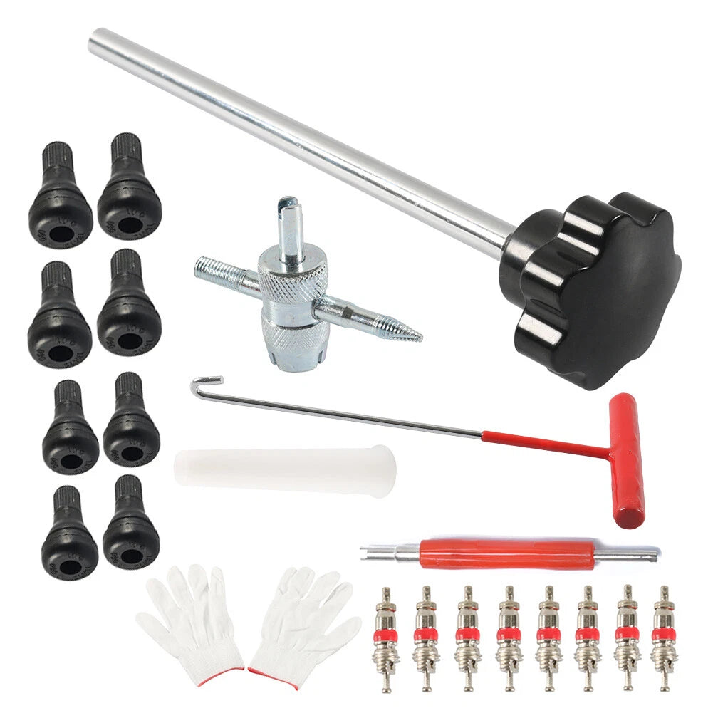 Quick Change Tire Valve Tool Kit for Universal Use (All Models)