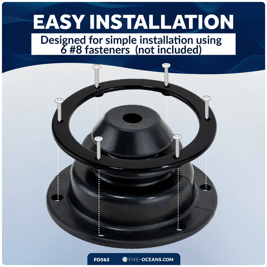 Motor Well Boot for Five Oceans (Fits holes up to 5-1/2" diameter)