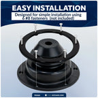 Motor Well Boot for Five Oceans (Fits holes up to 5-1/2" diameter)