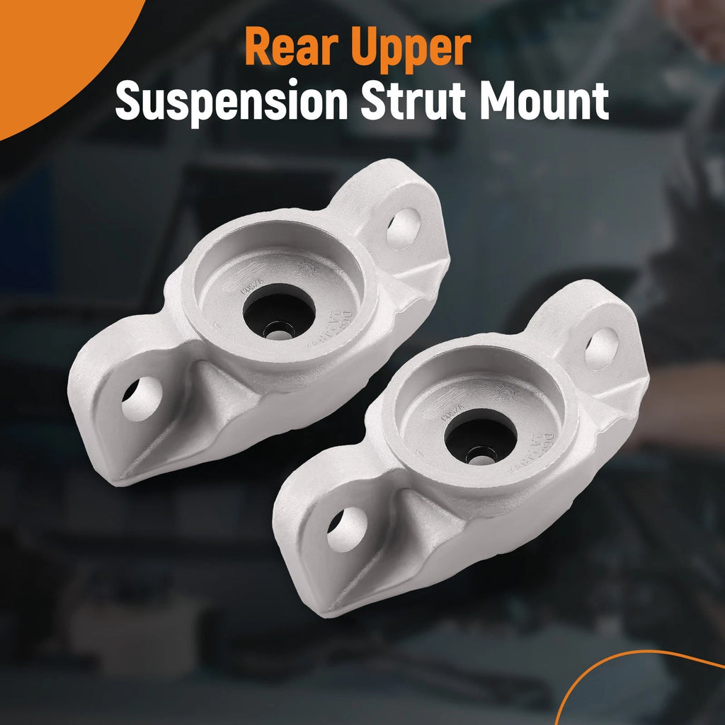 2X Rear Upper Shock Mount Bracket Kit for Ford Fusion (2013–2020) DG9Z18A161C