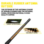 7" Short Black Antenna Mast for Toyota Tundra (2000–2020)