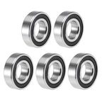 Set of 5 S6003-2RS Deep Groove Ball Bearings 17x35x10mm Double Sealed
