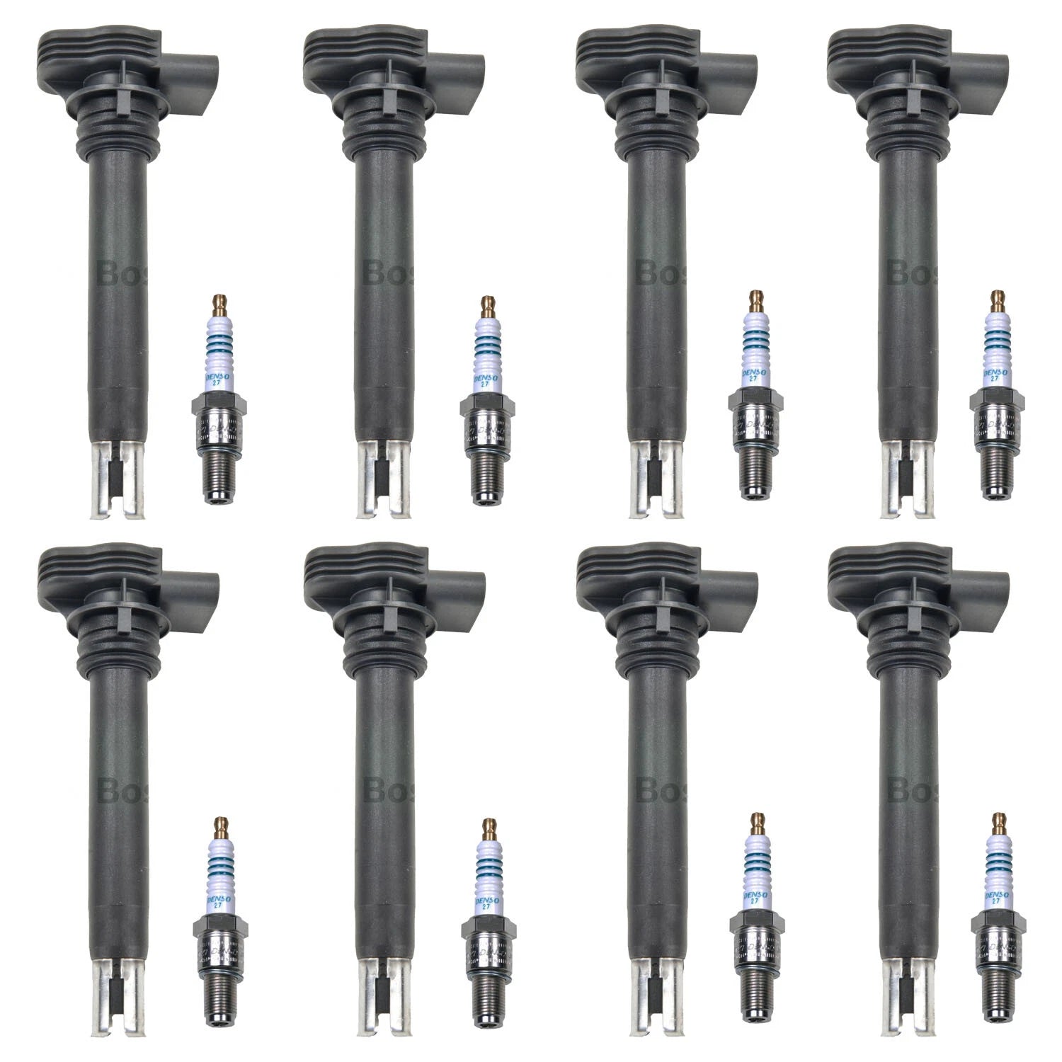 Set of 8 Ignition Coils & Spark Plugs for Audi R8 RS4 RS5 (2008–2021)